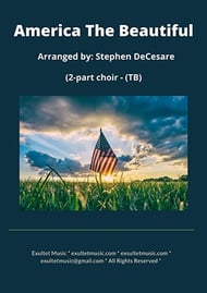 America The Beautiful TB choral sheet music cover Thumbnail